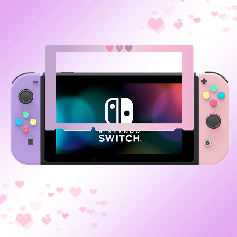 Градиентное закаленное стекло для консоли Nintendo NS Switch Защитная пленка экрана