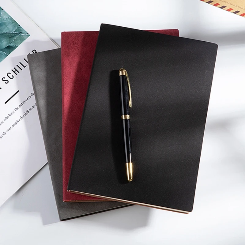 

Retro Style Notebook Soft Leather Thickened A5 Notepad Creative Stationery