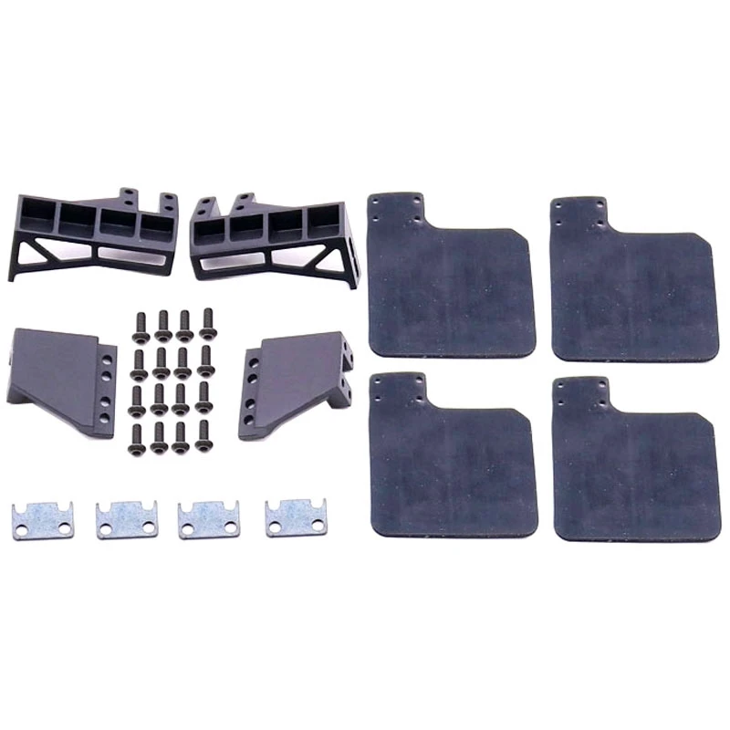 Rubber Front and Rear Fenders Modified Upgrade Accessories for 1/10 Rc Crawler Car Traxxas Trx-4 Trx4 | Игрушки и хобби