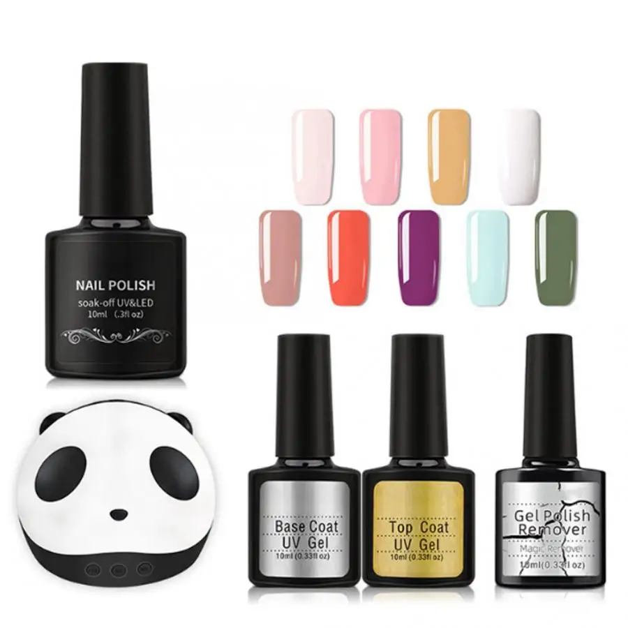 Набор для наращивания ногтей УФ гель Базовый Топ покрытие средство снятия