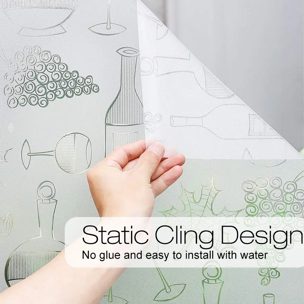 Матовая оконная 3d-пленка для конфиденциальности виниловая матовая