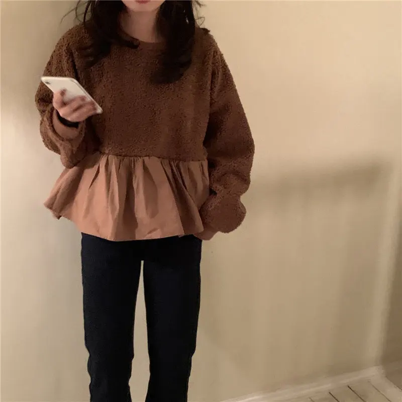 Alien Kitty 2020 теплый милый свежий лоскутный мягкий Свободный Повседневный пуловер из