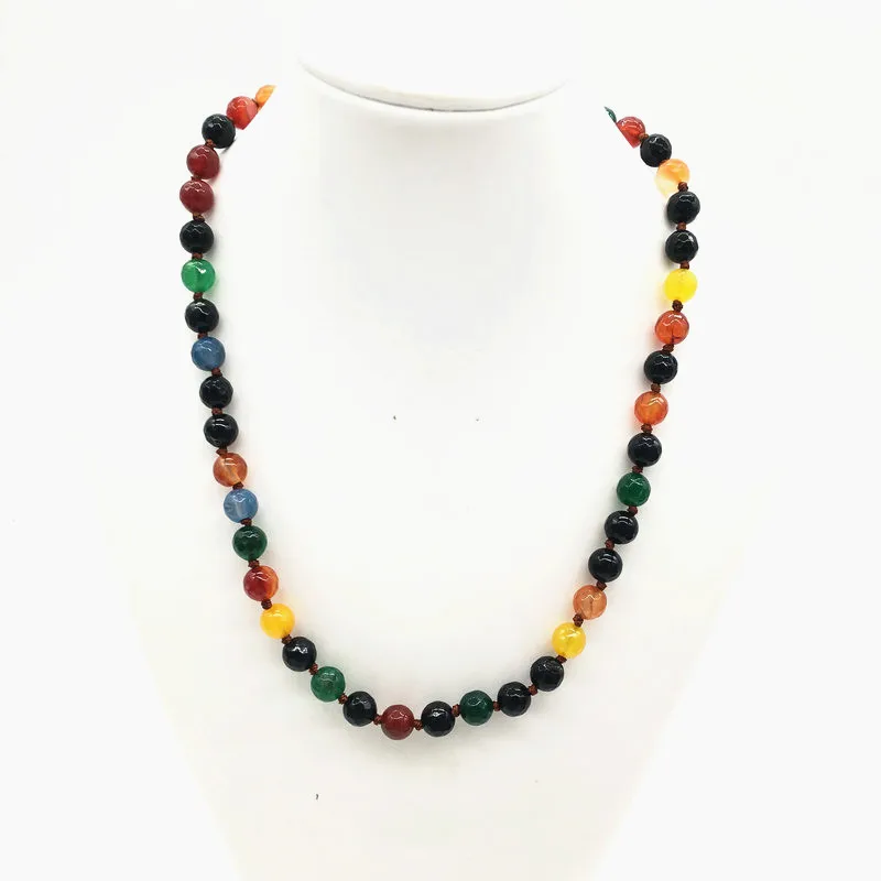 

Fashion Women Jewelry Colorful Gemstone Beaded Necklace Necklaces Necklace for Women Necklaces for Women