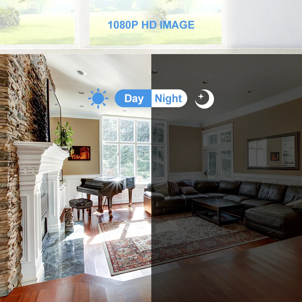 P1 Wireless Secret Camera Surveillance Chargeable Motion Detect Real-Time Video Remote Viewing WiFi | Электроника