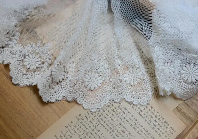 Бесплатная доставка 2 метра вышитая сетка для дома сделай сам хлопковая