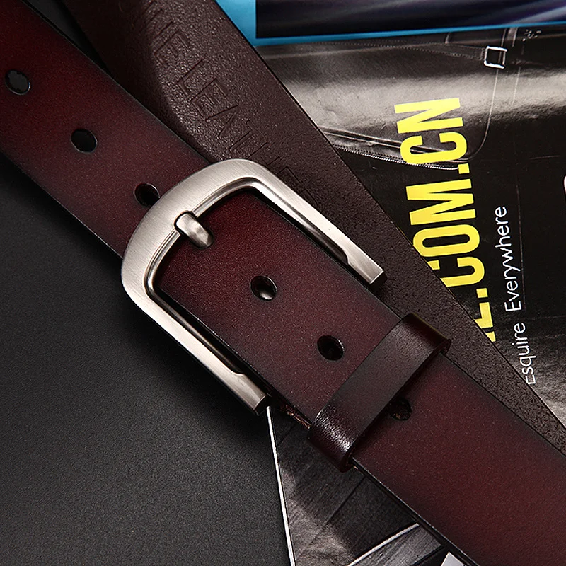 Мужской ремень Deepeel натуральная металлическая пряжка кожаные ремни Молодежные