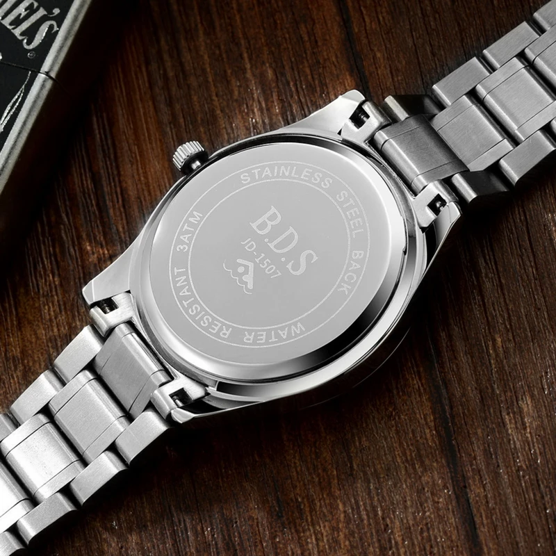 

Men's Watch 316L Stainless Steel Quartz Watch 30m Waterproof Watch High Hardness Mineral Glass Men's Business Watch