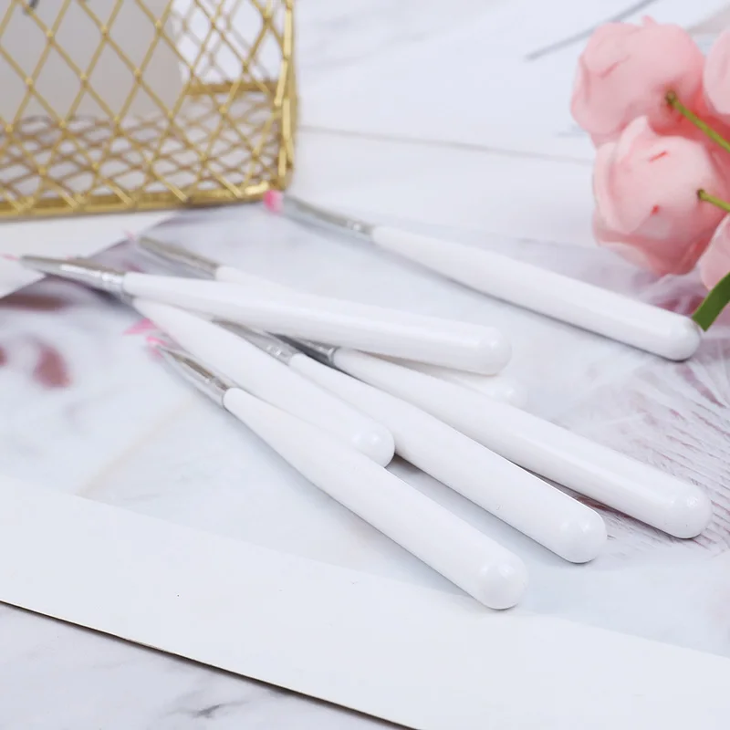 Набор кистей для ногтей 7 шт./компл. лайнер ногтевого дизайна точечная роспись