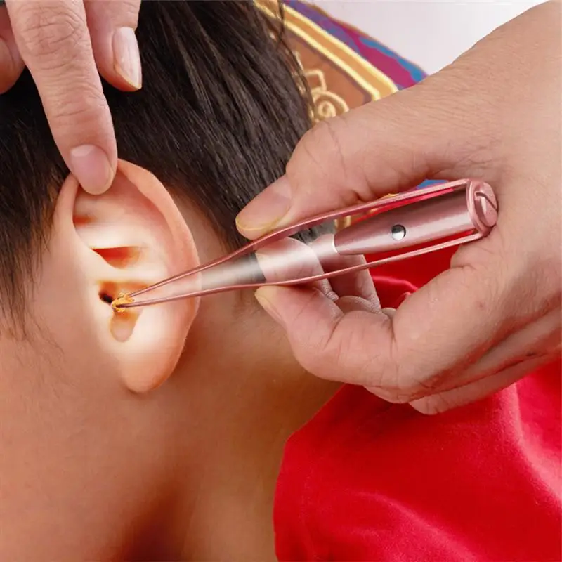 

Ear Pick Cleaner Golden Clean Safe Durable Visible Ear Cleaner Ear Cleaning Tweezer Ear Cleaning Tool Ear Spoon For Children