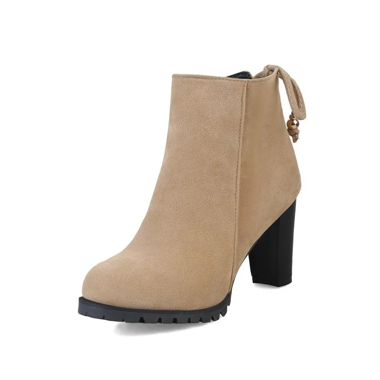 Женские ботильоны на молнии однотонные ботинки больших размеров 9 10 11 12 зимняя