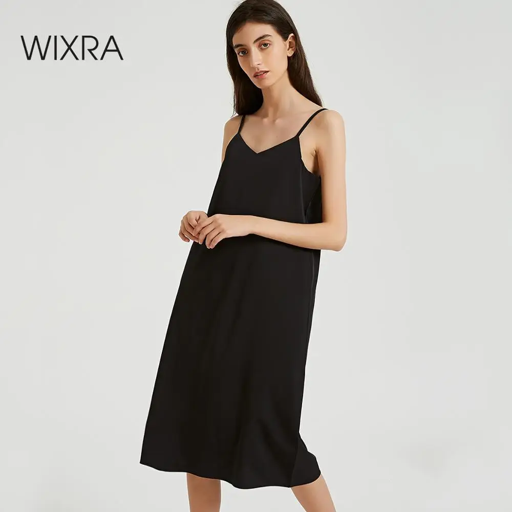 Wixra Женские повседневные сексуальное V образный вырез открытая спинка свободное