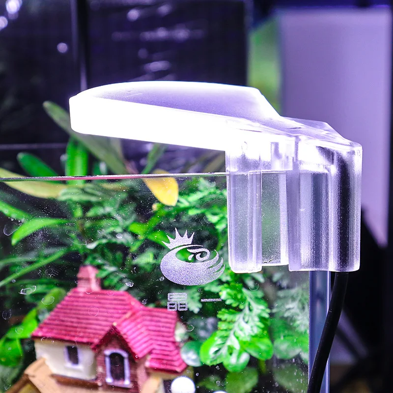 Светодиодный ная аквариумная водонепроницаемая лампа с небольшим держателем