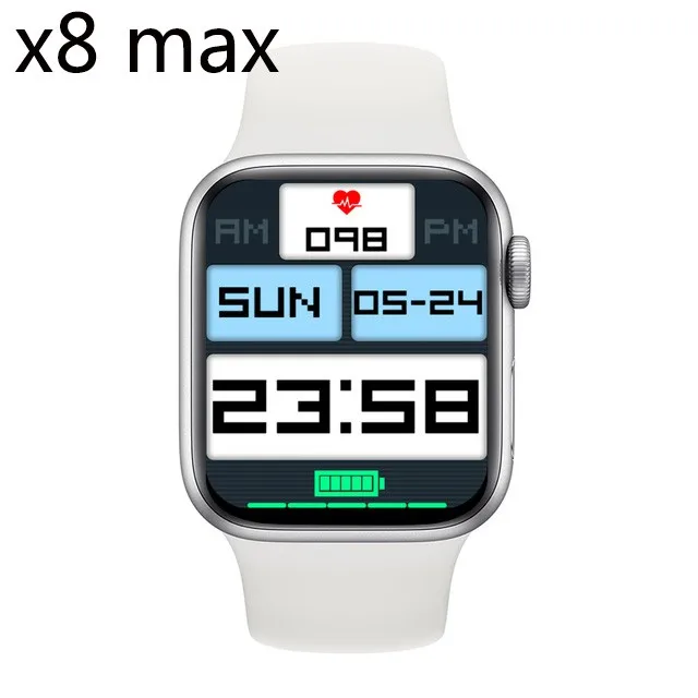 Смарт-часы X8 Max X8max умные часы с диагональю 1 75 дюйма Bluetooth музыка спортивный