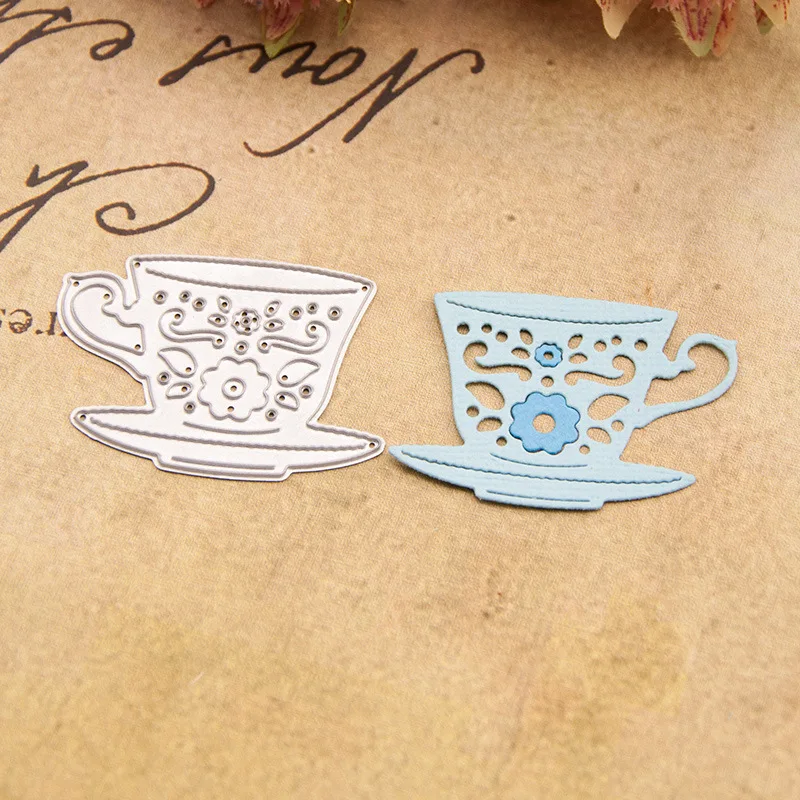 

Cup Metal Metal Cutting Dies 2021 New Diy Die Molds Scrapbooking Paper Making Die Cuts Crafts Mold 2021 New
