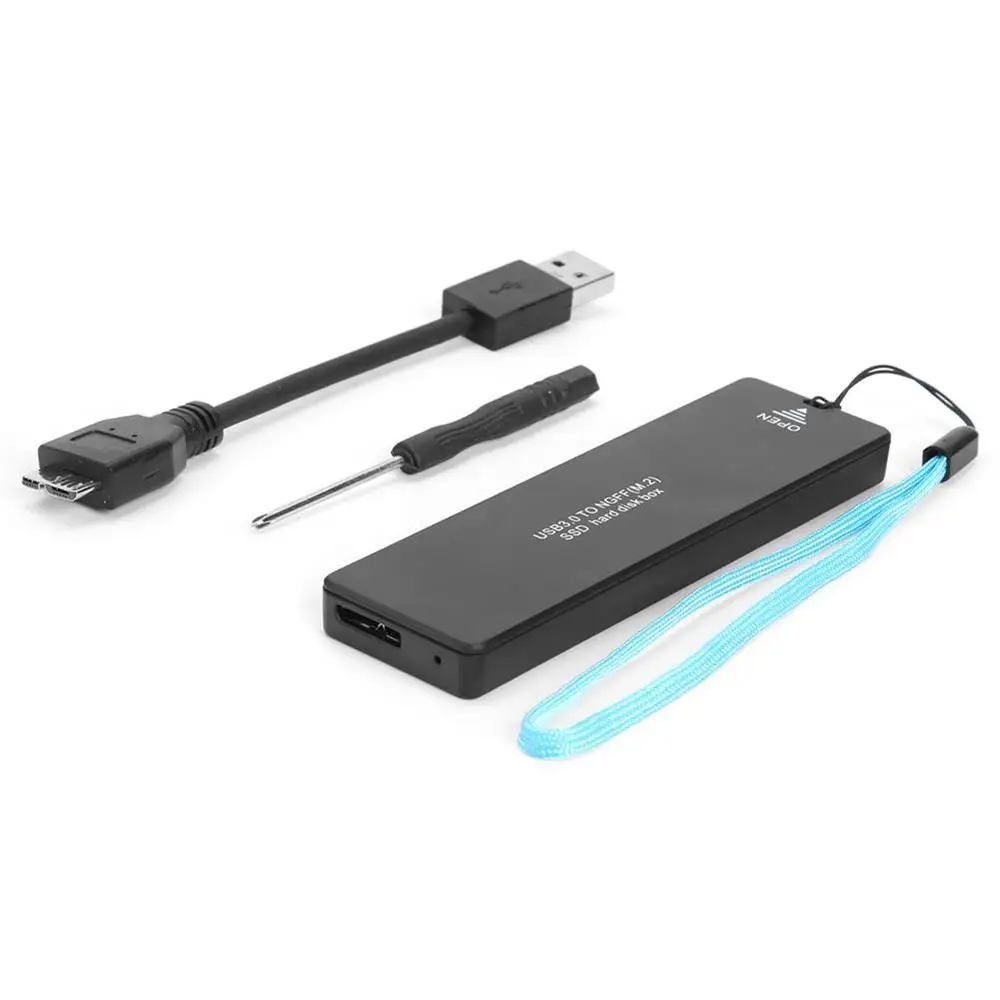 Чехол для USB 3 0 SSD M2 HDD чехол NGFF SATA M.2 на жесткий диск 2242 2260 2280 Корпус внешнего