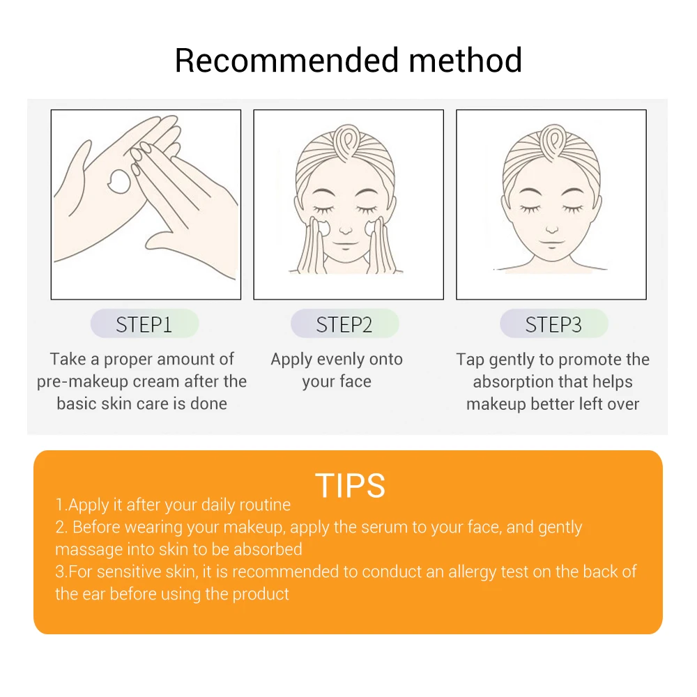 LANBENA основа для макияжа с витамином С эссенция Праймер сыворотка лица