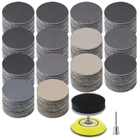 180pcs 3inch sandpaper wet dry sander with backing pad buffer pad 60 to 10000 grits grinding abrasive sanding disc