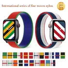 Ремешок для смарт-часов Apple Watch, 384244 мм, 54321, нейлоновый эластичный ремень