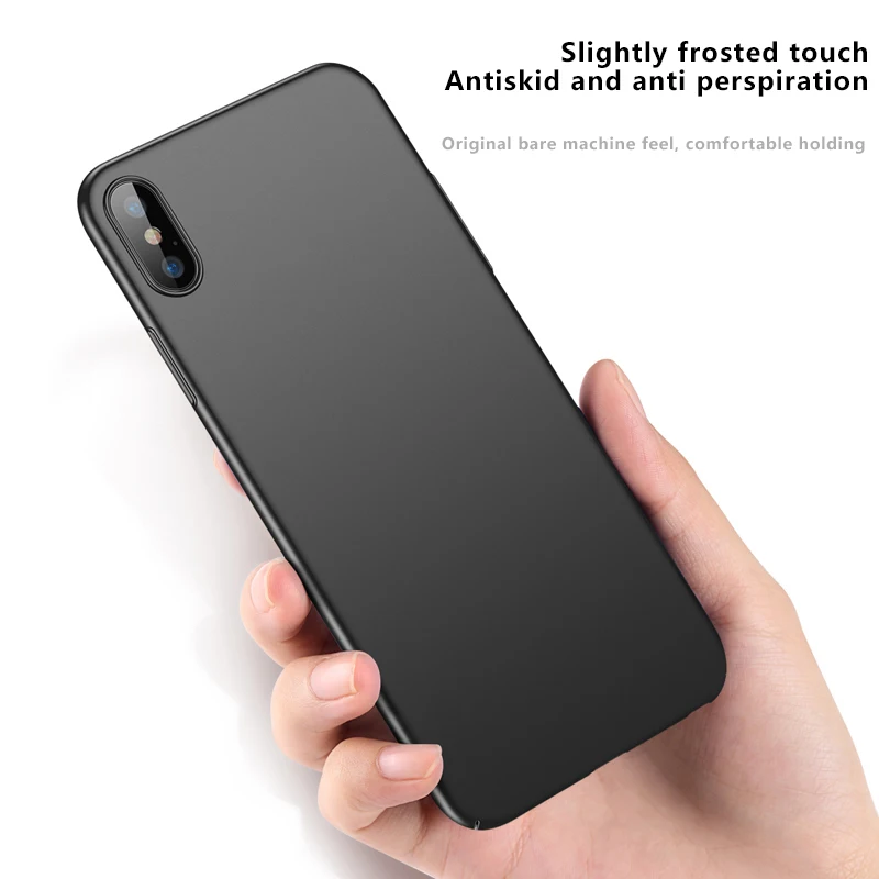 

Ultra-thin Hard Matte PC Phone Case For iPhone 11 Pro max SE XSmax XR XS X 8 7 6s 6 Plus Luxury Protection Cover