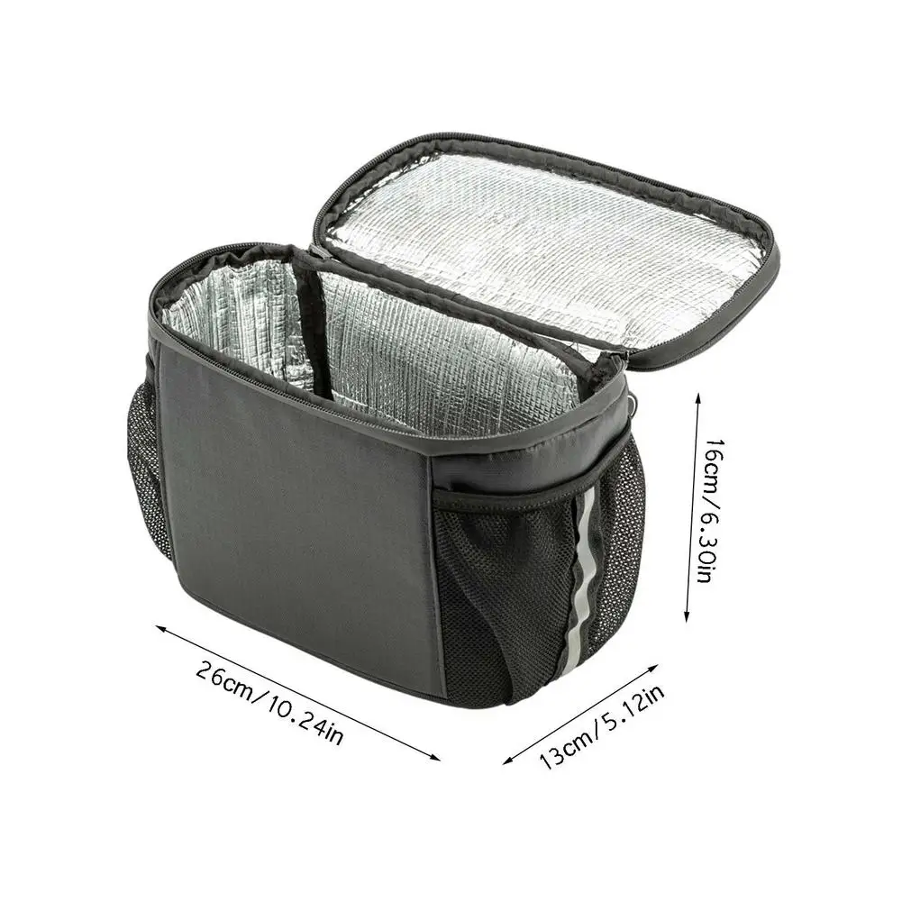 

Bicycle Handlebar Bag BIke Head Bag Waterproof 4L Large Capacity Mountain Bike Packet With Touch Screen Film Bike Accessories