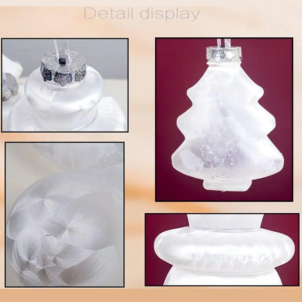 Светодиодный фонарь цветная Рождественская елка подвесная люстра в форме шара