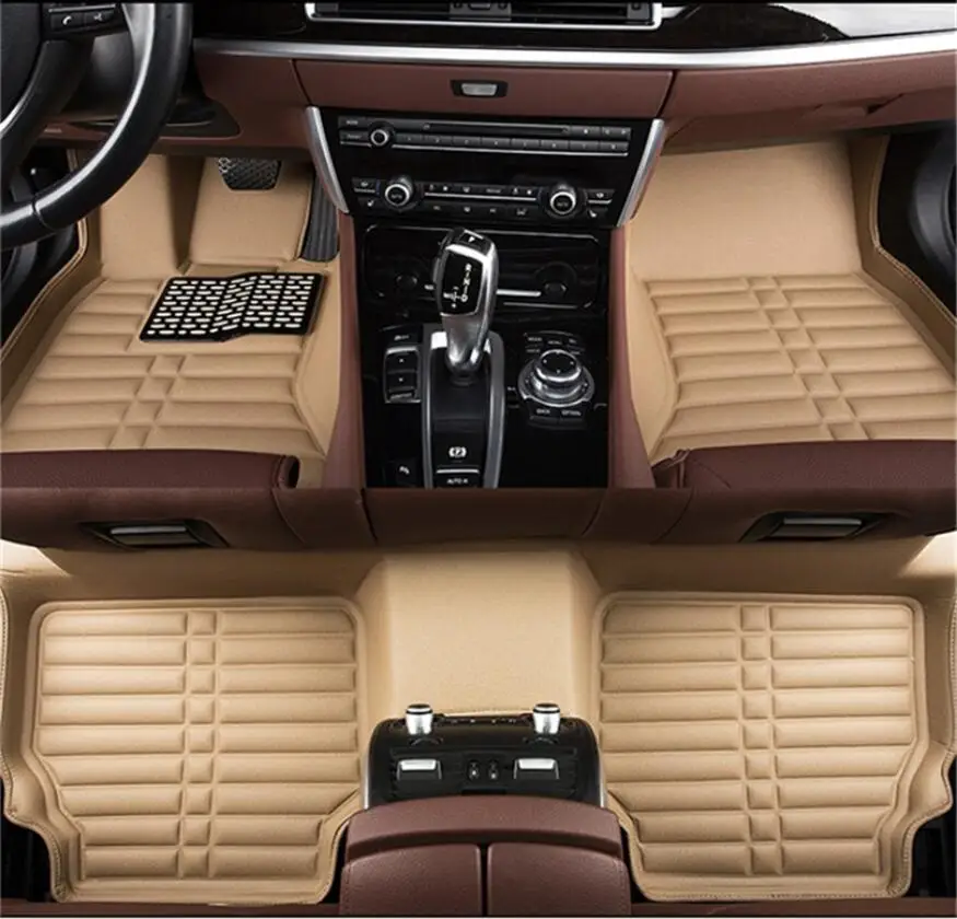 Автомобильные коврики для BMW X1 F48 2016 2017 2018 ног высококачественные новые кожаные с