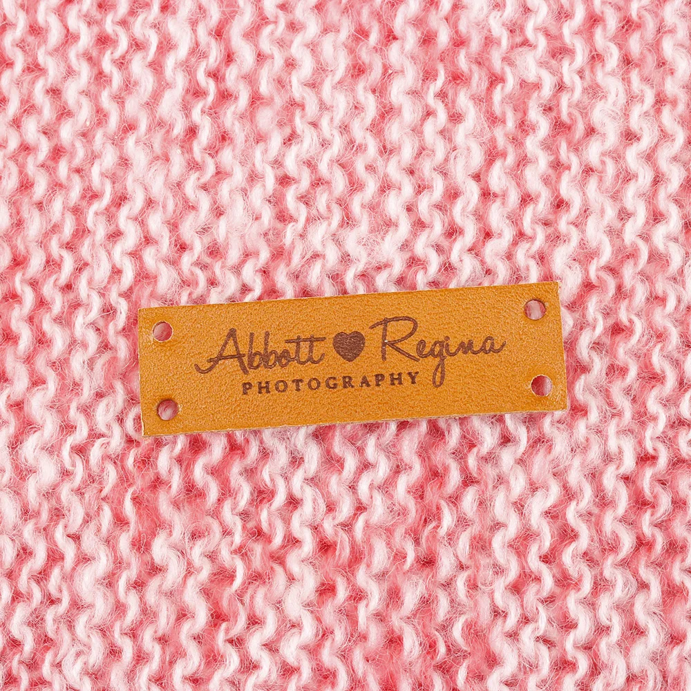 

Handmade with Love Labels, Leather Tags, Personalized tags, knit labels, Custom Name, Handmade, Custom Design (PB1300)