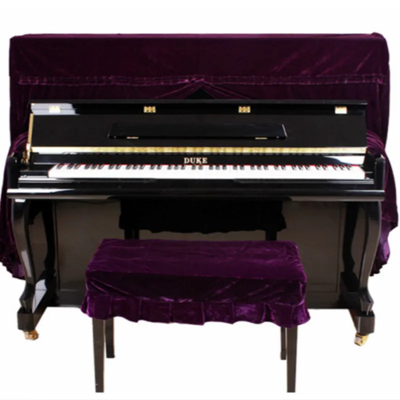 Фланелевые Чехлы для пианино пылезащитный домашний текстиль золотой бархатный