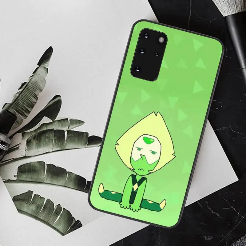 Мягкий силиконовый чехол для телефона PENGHUWAN STEVEN UNIVERSE PERIDOT из ТПУ Samsung S20 plus Ultra S6 S7