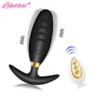 Новинка Анальная пробка вибратор секс-игрушки для мужчин массаж простаты женские мужские фаллоимитаторы трусики Анальная пробка вибратор для мужчин мастурбация игрушка для геев