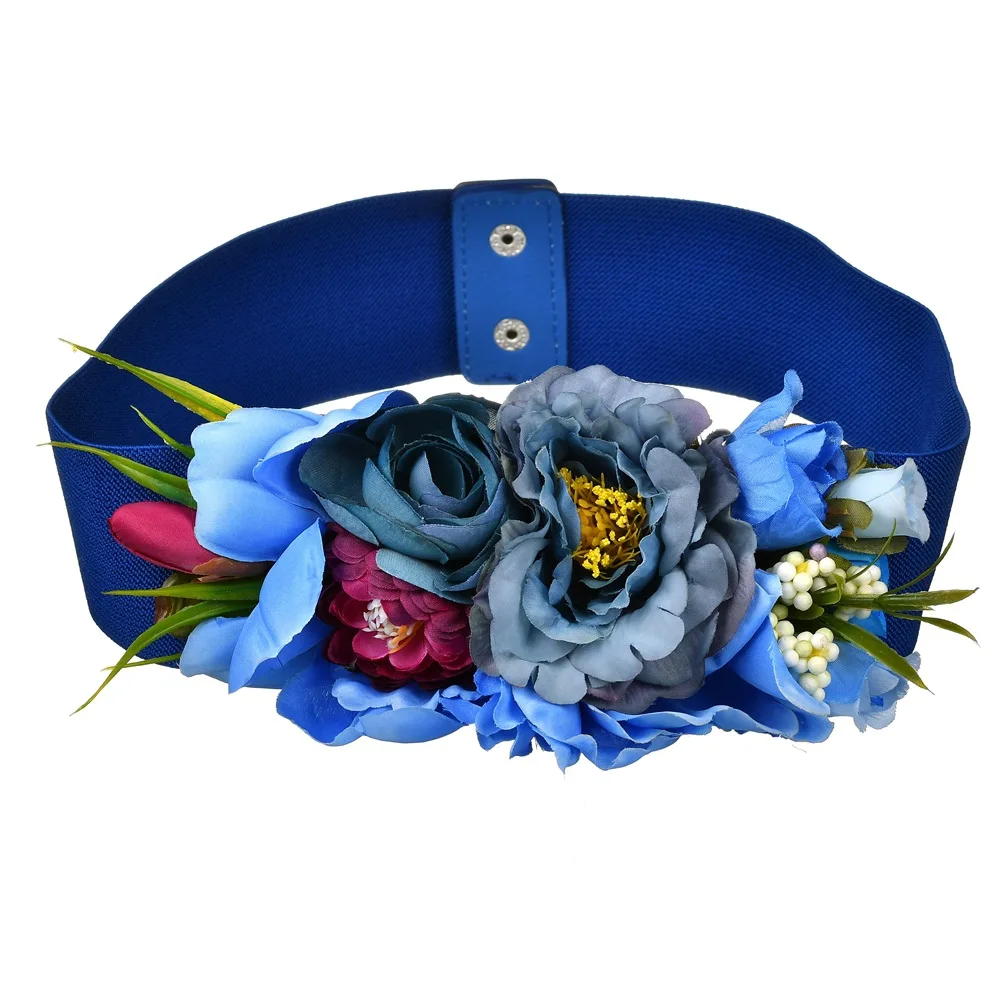 Модный женский эластичный широкий корсет ремень для женщин стеклянный