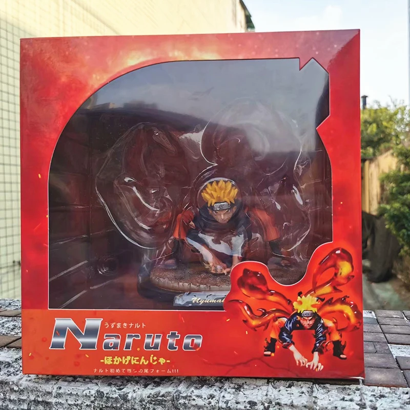 Новинка Аниме Фигурка Узумаки Наруто фигурка Shippuden GK Ninetales Наруто Коллекционная ПВХ фигурка модель игрушки 20 см