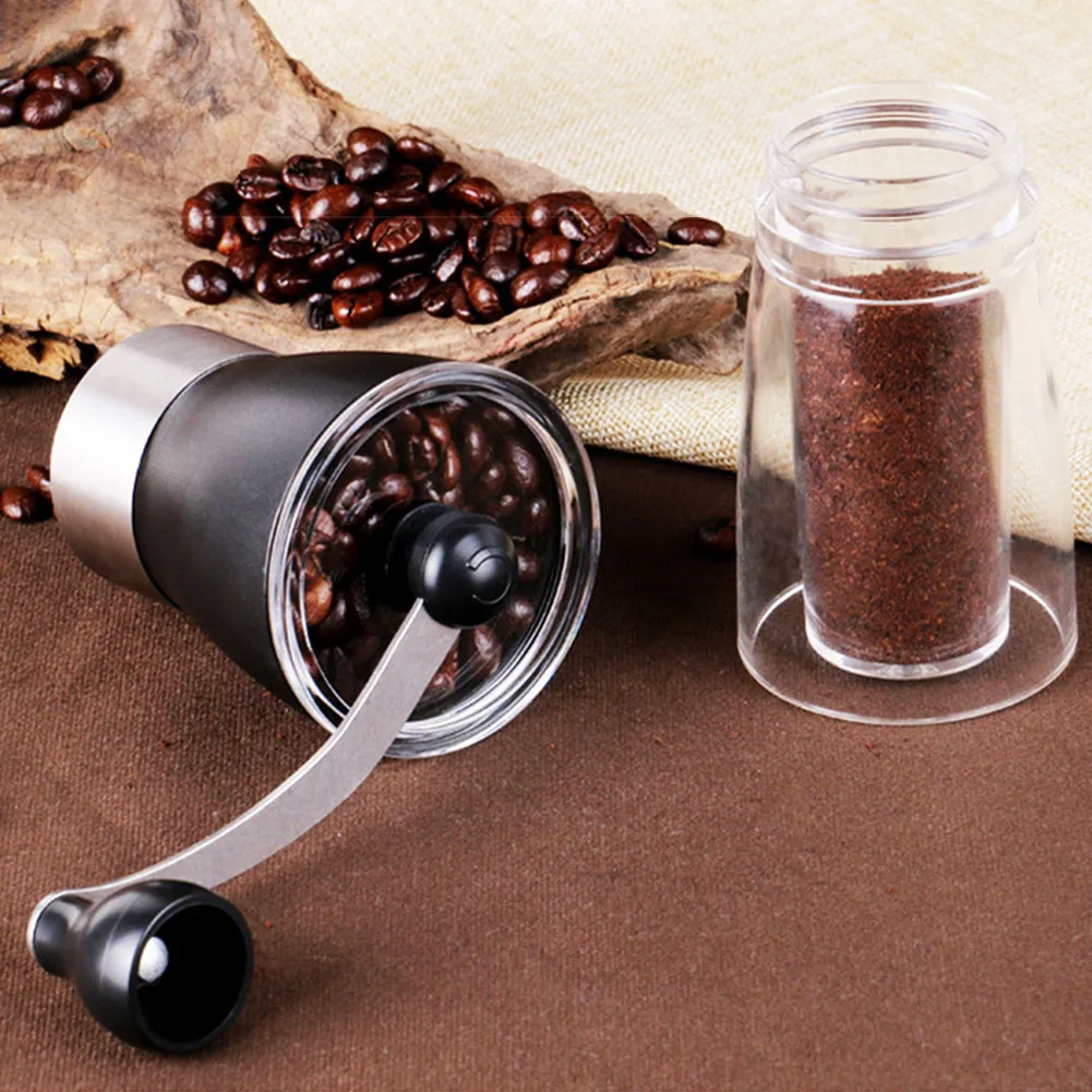 

Useful Mill Coffee Grinder Easy Clean Office Travel Portable Fine Conical Ceramic Manual Washable Bean Space Saving Home Use