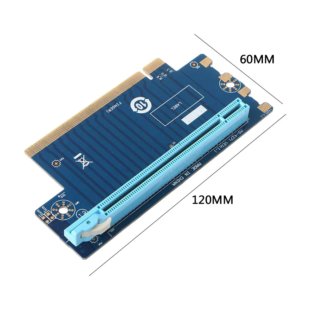 Плата расширения PCI E X16 пластиковый переходник с углом 90 градусов Express 16X