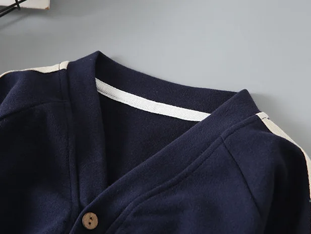 

Spring Autumn Kid's Clothing Boys Single-breasted All-match Cardigan jacket