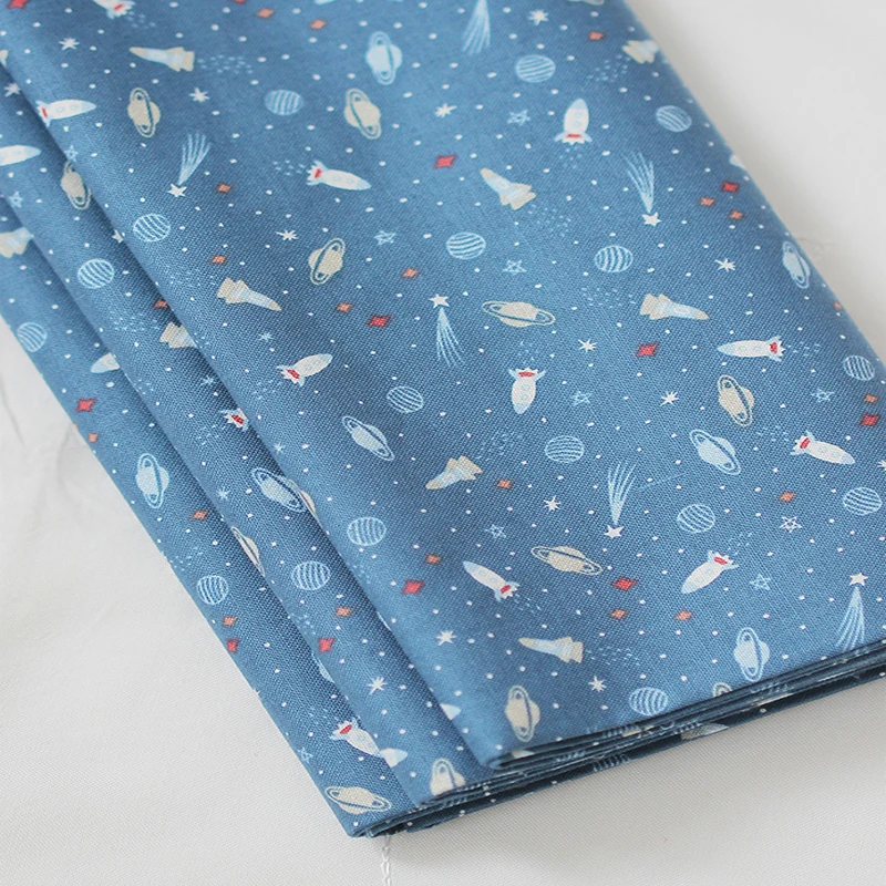 WeDo 50 см * 145 хлопчатобумажная ткань Высокое качество космический Печатный