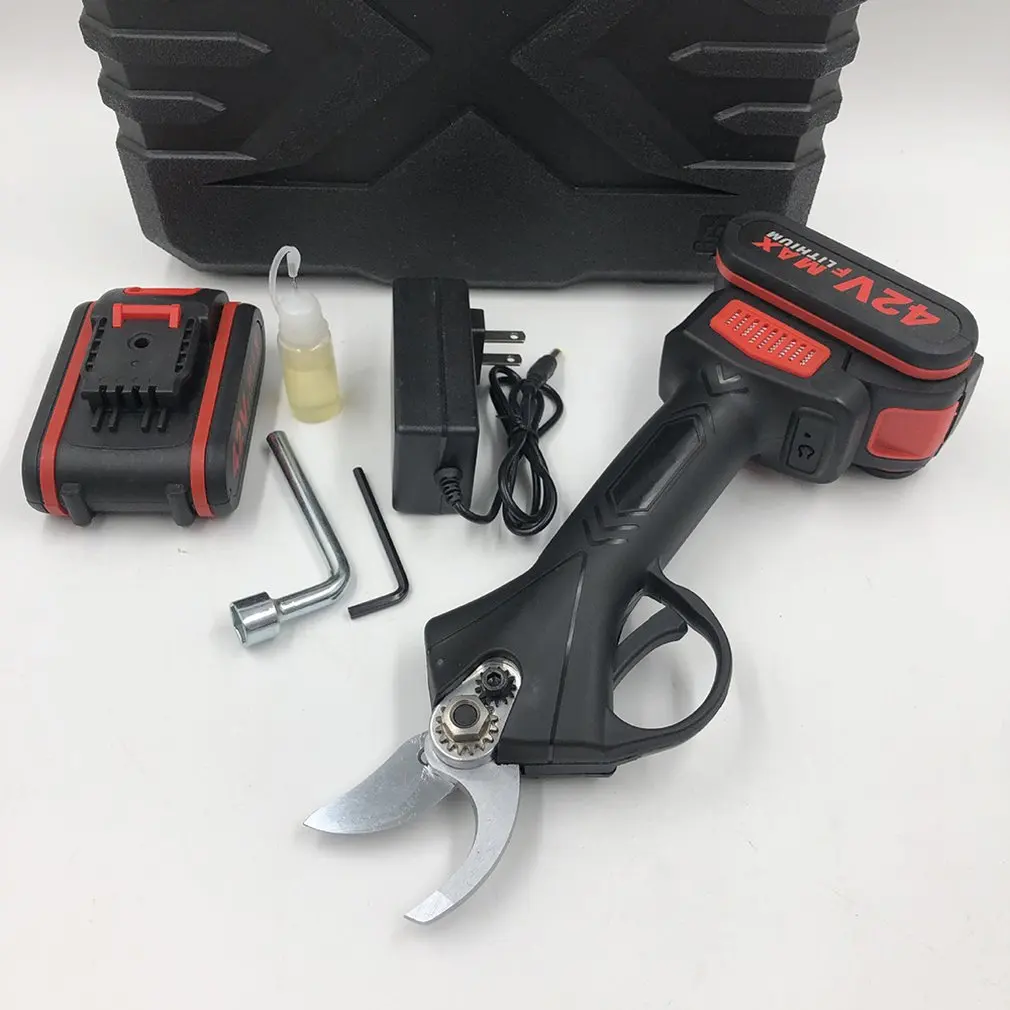 Беспроводной секатор инструмент для обрезки фруктовых деревьев литий-ионный |