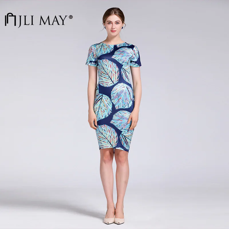 Женские платья JLI MAY Элегантное летнее повседневное облегающее мини платье с