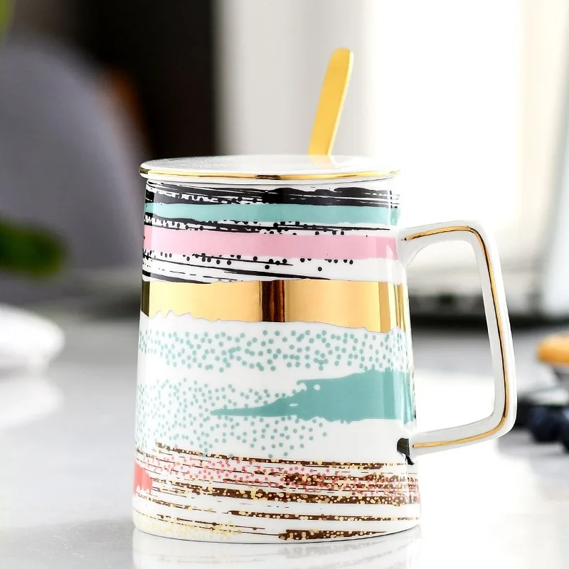 Керамическая кружка чашки для кофе в японском стиле холодного офиса большие чая