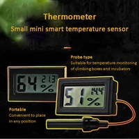 hicodo mini thermometer mini hygrometer digital electronic temperature control climbing pet reptile spider scorpion horned frog