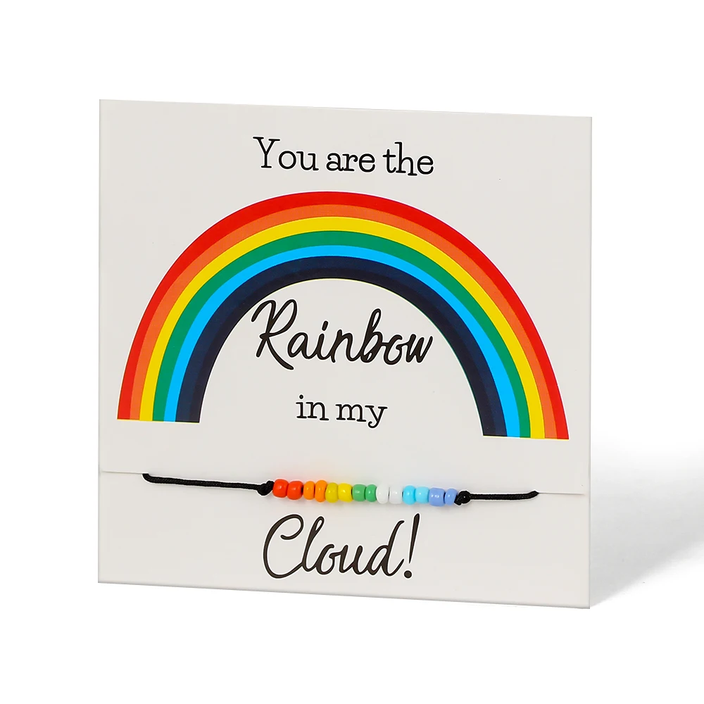 Браслеты с бусинами желаний для женщин и мужчин модная черная веревочная цепочка