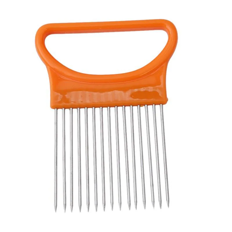 2021 Новый Кухня гаджеты луковый слайсер томат овощи безопасная вилка нарезки