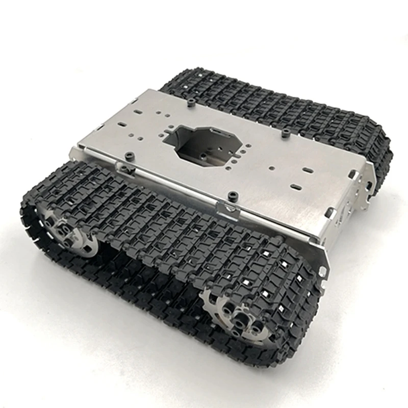 Умный танк машина амортизатор металла RC WiFi робот шасси автомобиля колеса