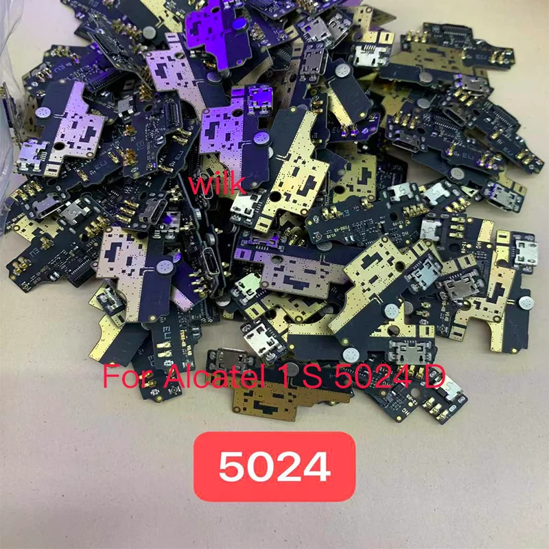 USB разъем для подключения питания к зарядному устройству с гибким кабелем Alcatel 1 S