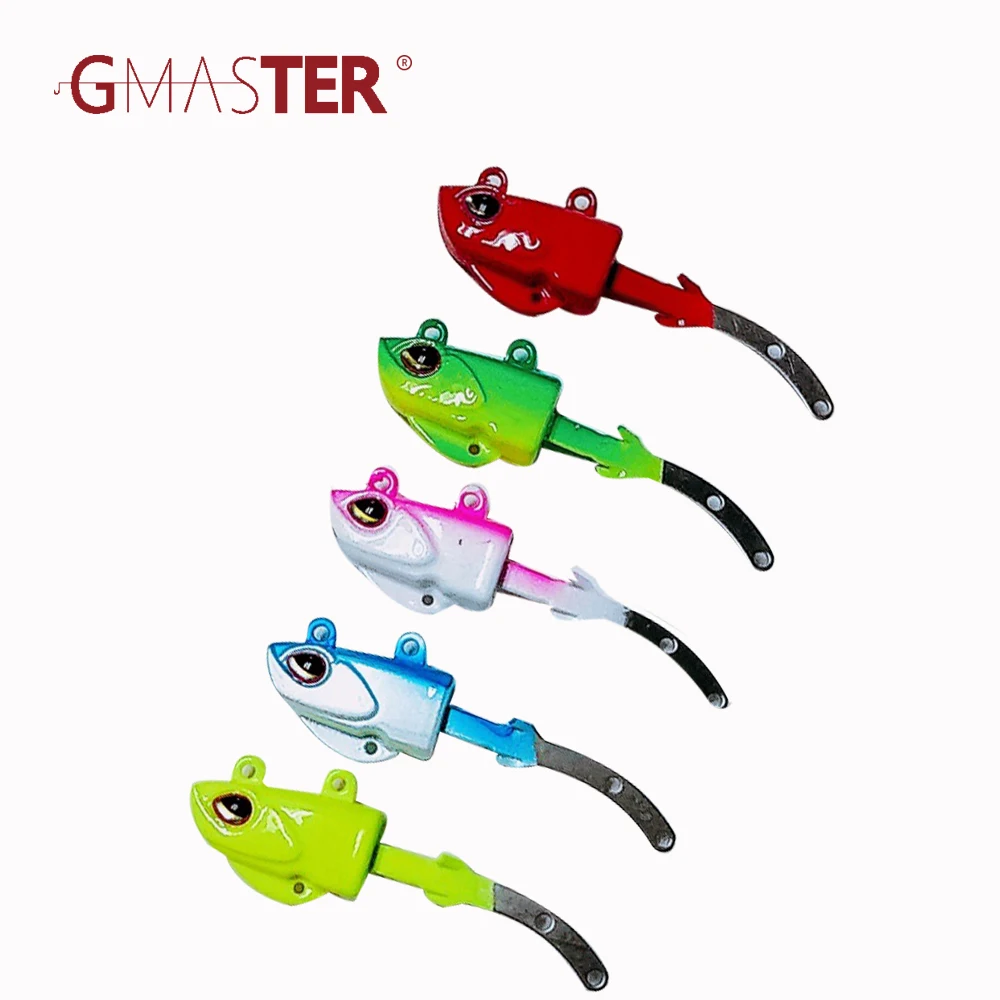 GMASTER рыболовная головка для джиггинга 30 г/40 г/50 джиг головной крючок с мягкой