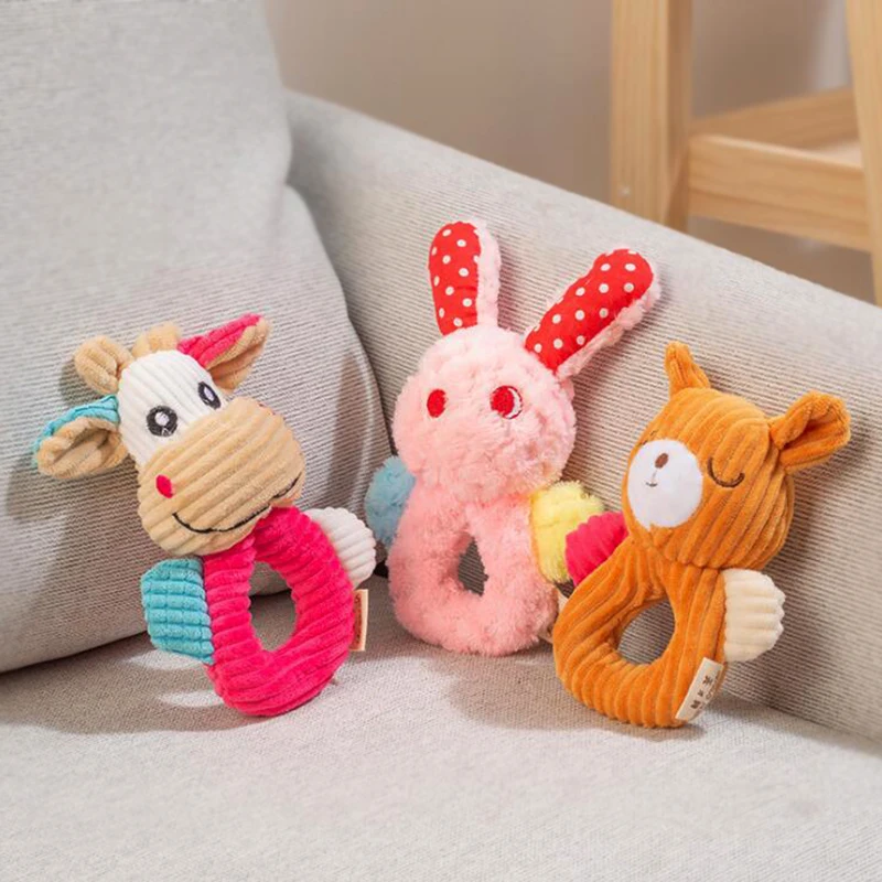 Plush Interactive Dog Toy Animals Shape BiBi Sound Chew Molar Pets Toys For Pets Durable IQ Training Hand Toy Pets Products 100x microchips for pets dog cat pets fish horse snake turtle pig cattle sheep animals implantable microchip with labels