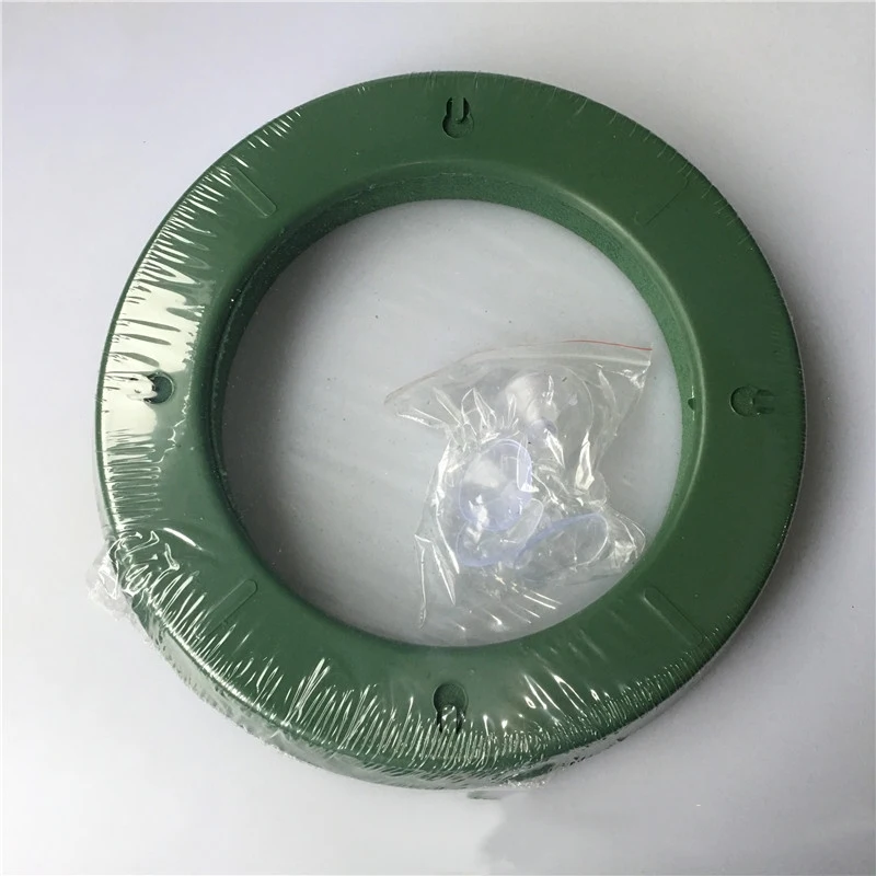 

29*4cm Ring Round Wreath Artificial Plastic Frame Sucker Flower Foam Mud For Wedding Party Floral Arrangement Car Decoration