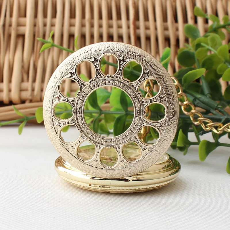 Новый стиль роскошные золотые ручные механические карманные часы для мужчин и