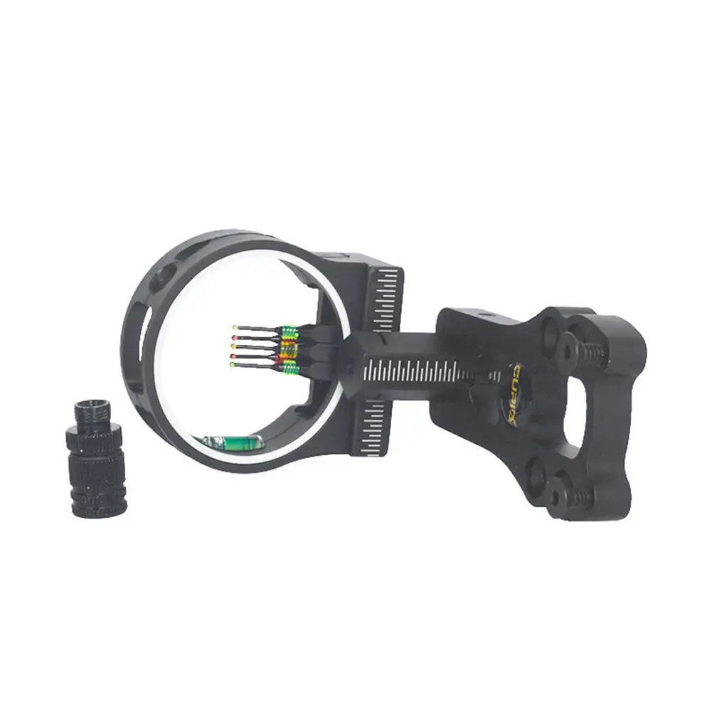 

HiMISS TP1550 5 Pin Bow Sight Fiber Pin with Light Slingshot Tool Bow Sight aluminium