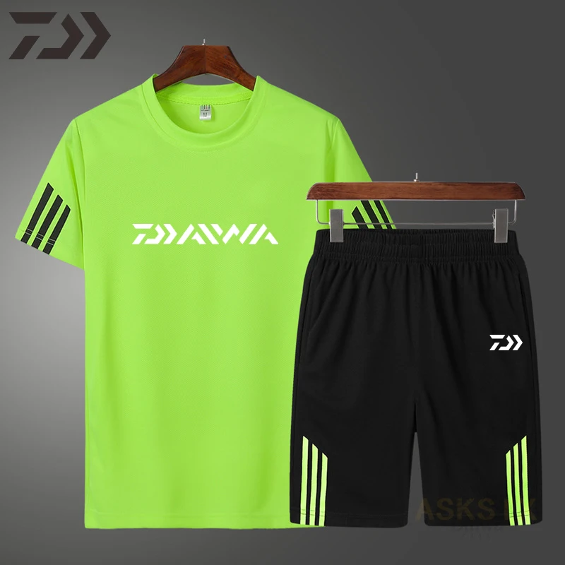 Новый Летний Тонкий комплект для рыбалки Daiwa Мужская дышащая быстросохнущая
